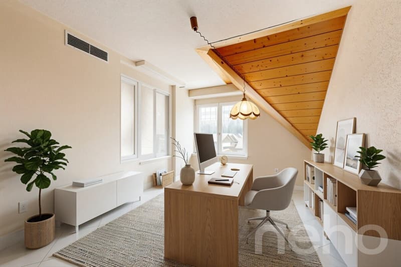 Charmante Dachwohnung mit Galerie und Weitsicht ins Grüne (5)