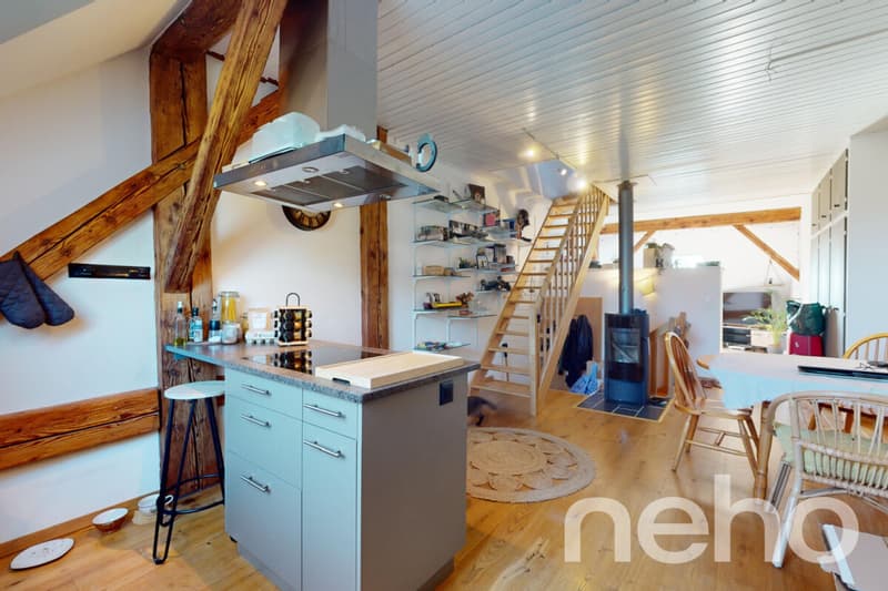 DUPLEX DE 2.5 PIÈCES AVEC JARDIN PARTAGÉ DANS UN CADRE CHAMPÊTRE (12)
