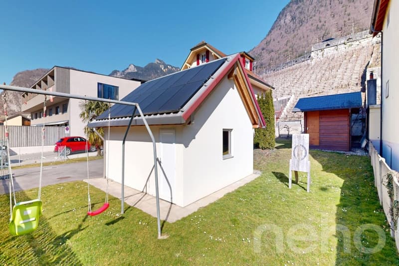 Maison à Aigle avec 2 appartements, vue dégagée et fort potentiel (4)