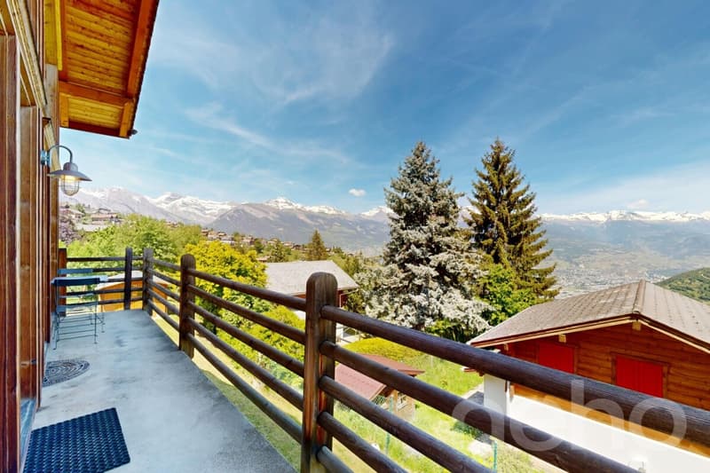 Charmant chalet à Haute-Nendaz avec vue imprenable (8)