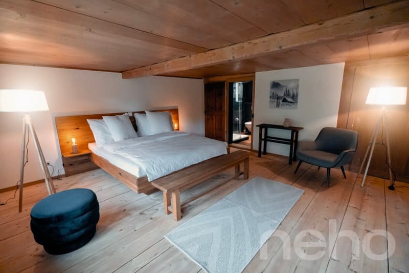 Historisches Bauernhaus mit Ferienwohnung und Bergpanorama (10)