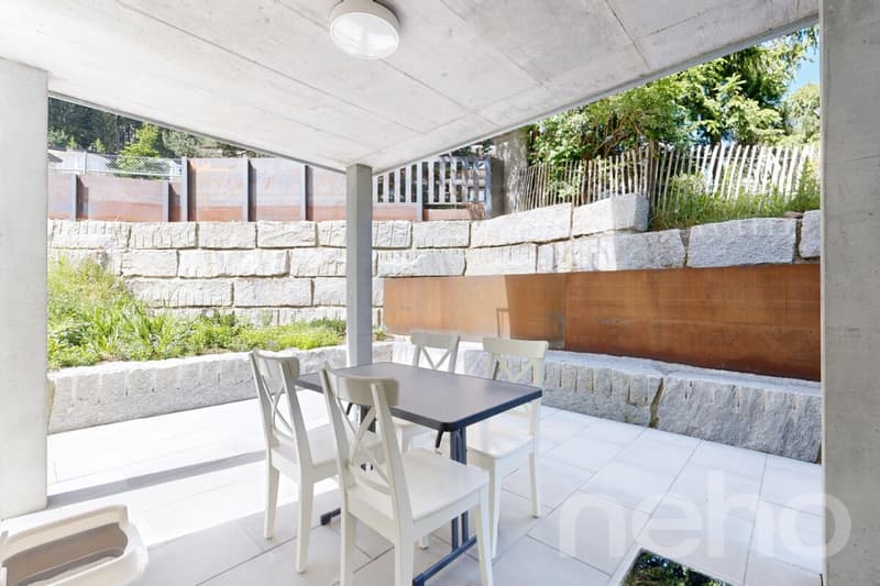 Moderner Wohnkomfort in Davos ? Neubau mit grosser Terrasse (5)