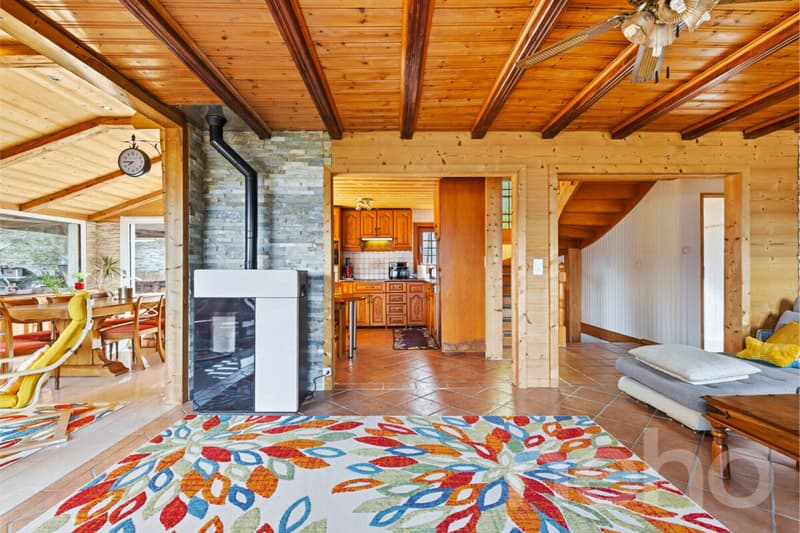 Chalet 8.5 + studio indépendant et vue dégagé dans un quartier calme (10)