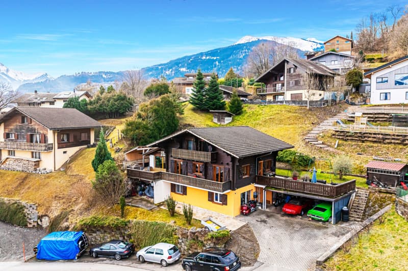 Chalet 8.5 + studio indépendant et vue dégagé dans un quartier calme (3)