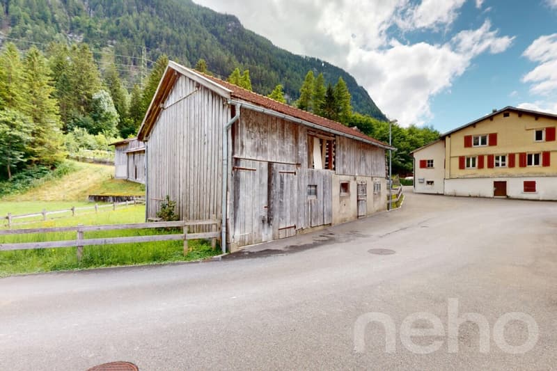Haus mit Stall und grossem Grundstück in idyllischer Lage in Vättis SG (2)