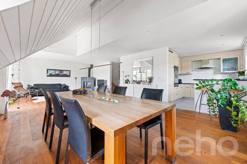 Helle 5.5-Zimmer-Dach-Maisonette-Wohnung mit Ausblick (3)