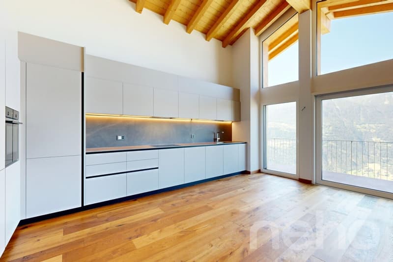 Neues Apartment mit Panoramablick, 5 Minuten von Leuk (9)