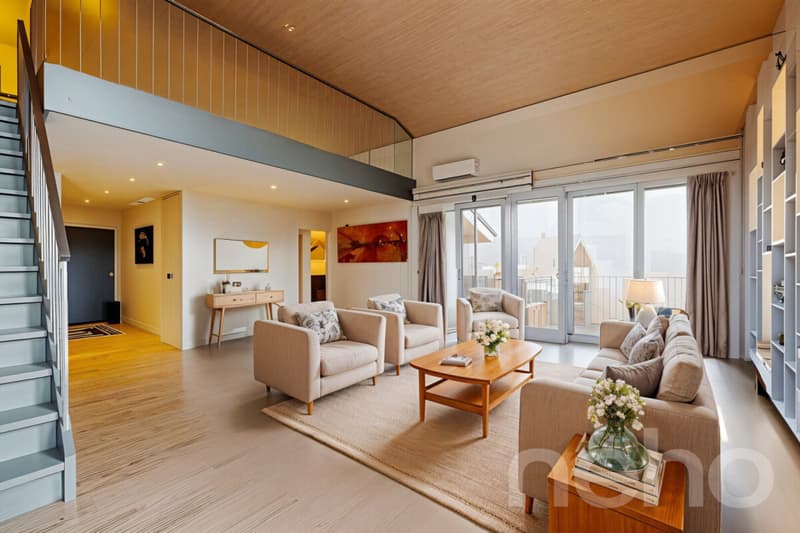 Spacieux duplex avec mezzanine et deux terrasses (5)