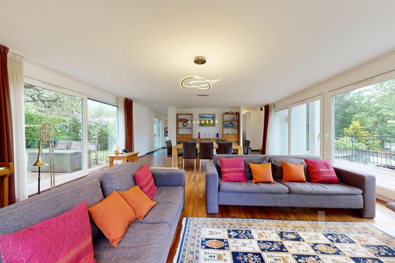 Elegant semi-detached house with a garden on the outskirts of Morges (2)