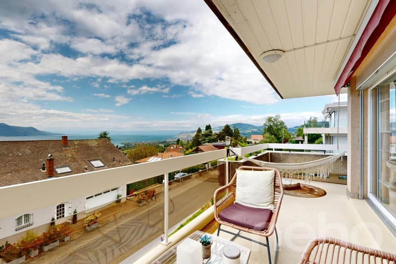 Appartement avec vue Lac panoramique ? Investissement locatif, Chernex (9)