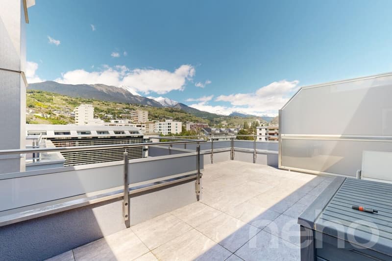 Attique d?exception avec vaste terrasse à Sion (12)