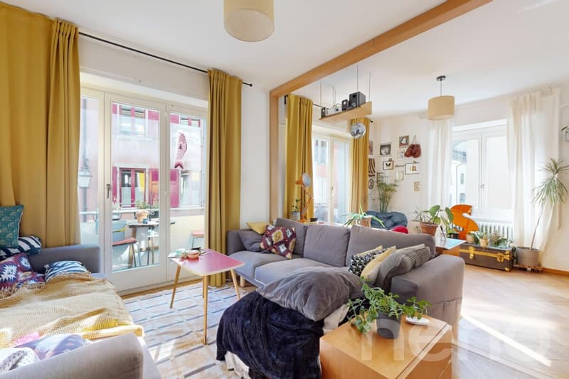 Immeuble mixte 2 Commerces + 3.5 + 8.5 en duplex (8)