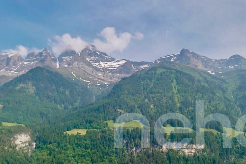 Appartement entièrement rénové plein centre Champéry, vue panoramique (2)