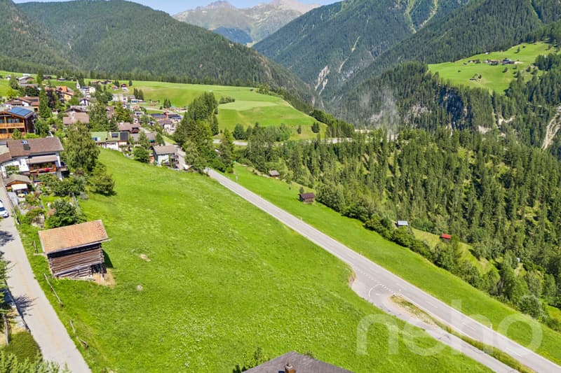 Grosszügiges Grundstück mit Baulandanteil in Davos Wiesen (2)