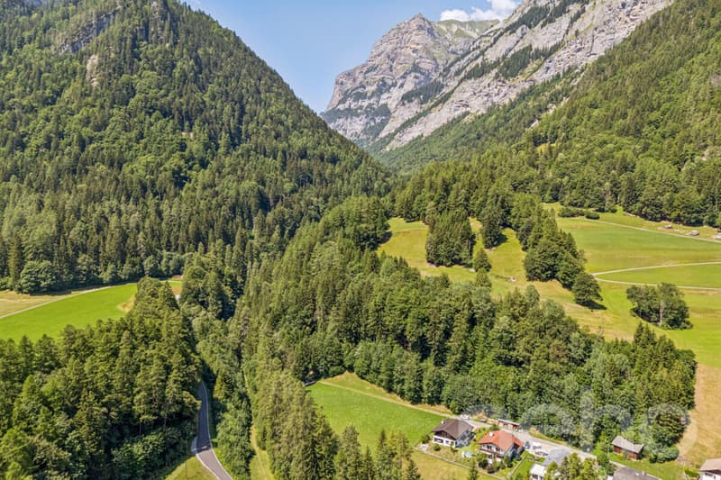 Grosszügiges Bauland mit Projektstudie an naturnaher Lage in Vättis (4)