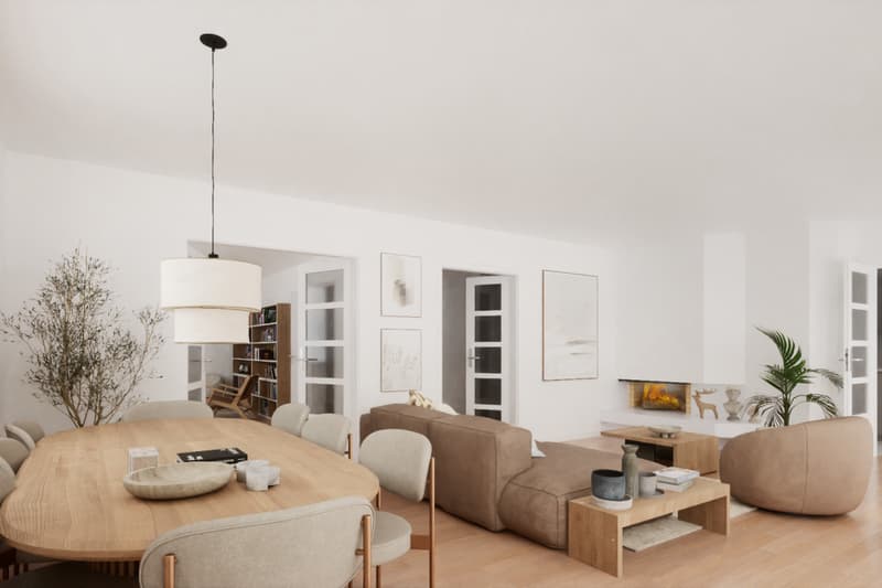 Grosszügige 6.5-Zimmer Maisonettewohnung mit grossem Garten (4)