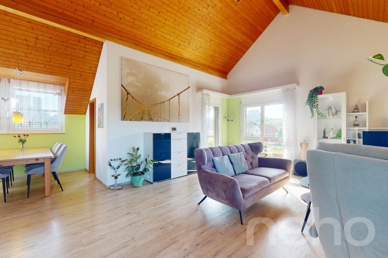 Lichtdurchflutete Dachwohnung mit Balkon und Weitblick (3)
