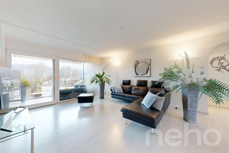 Dachwohnung mit Charme und Aussicht auf den Belpberg (4)