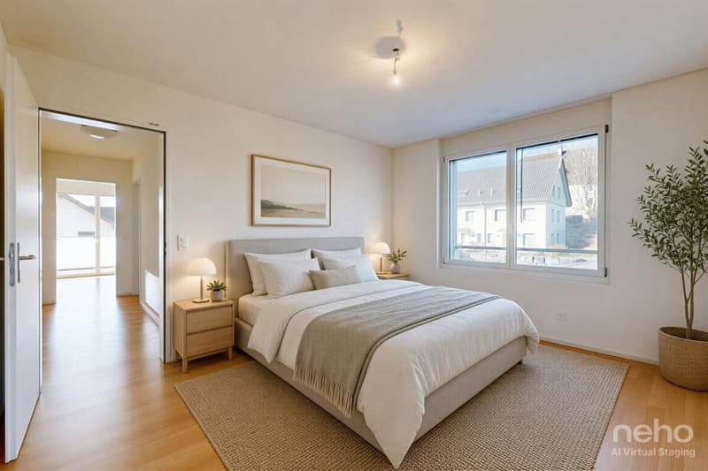 Moderne 3.5-Zi.-Wohnung mit grossem Balkon und Option für 2 Parkplätze (4)