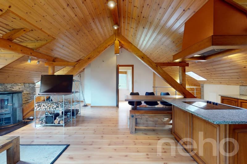 Exclusivité: Maison familiale de 2 appartements et un studio à Salvan (4)