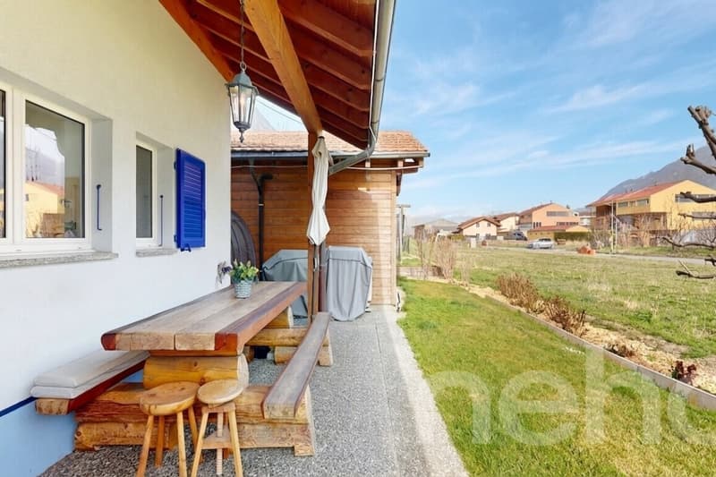 Saillon - Villa familiale, grand jardin et potentiel d'agrandissement (12)