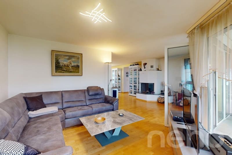 Charmante 3.5-Zimmer-Wohnung mit Wintergarten & Cheminée in Wittenbach (2)