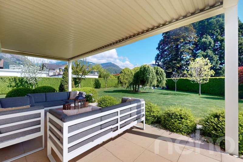 Maison meublée d?exception à Aigle avec vue et grand jardin (5)