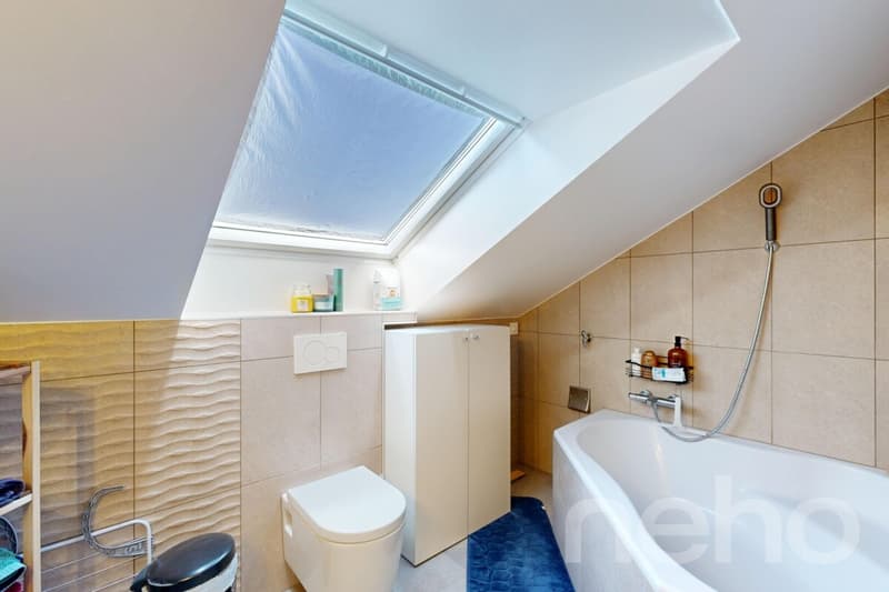 Attique contemporain traversant avec grand balcon et vue dégagée (12)