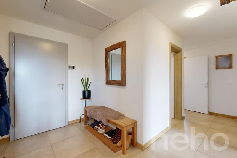 Attique contemporain traversant avec grand balcon et vue dégagée (11)