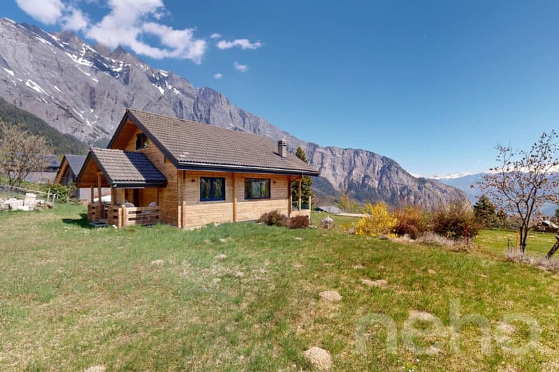 Exclusif: Magnifique chalet rénové et meublé avec soins (9)