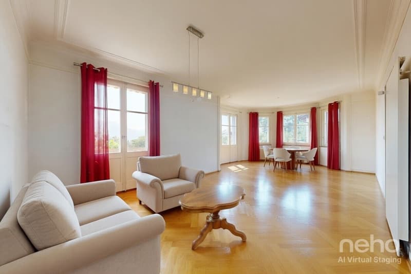 Vevey | Villa Art Déco avec jardin et vue Alpes (5)