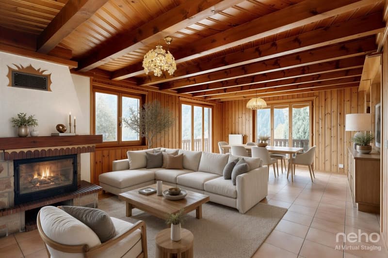 Chalet à Miex : calme absolu et vue panoramique sur les montagnes (2)