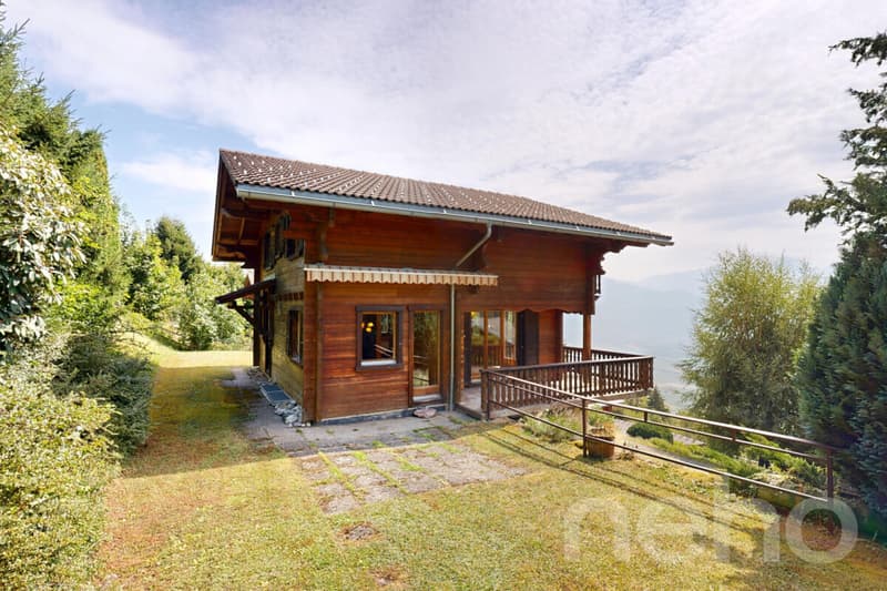 Chalet à Miex : calme absolu et vue panoramique sur les montagnes (9)
