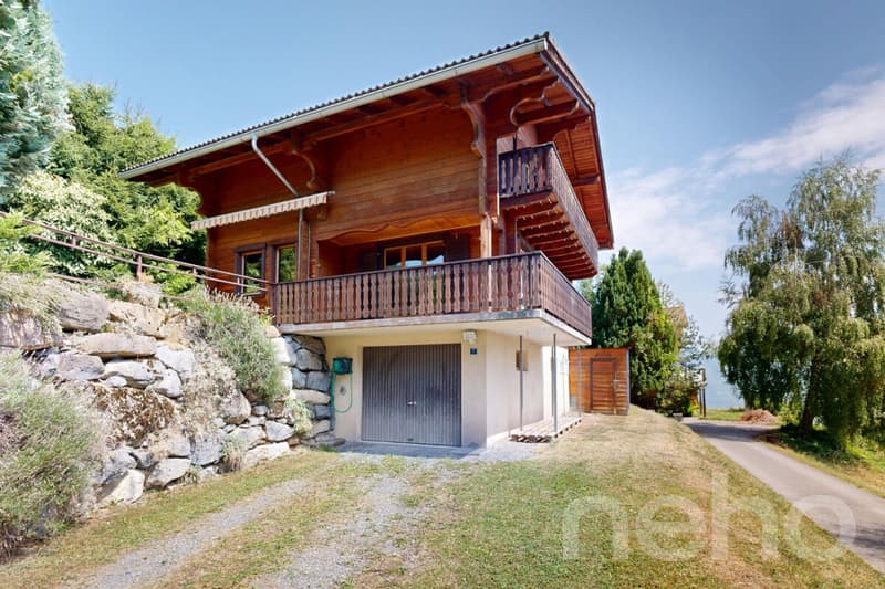 Chalet à Miex : calme absolu et vue panoramique sur les montagnes (11)
