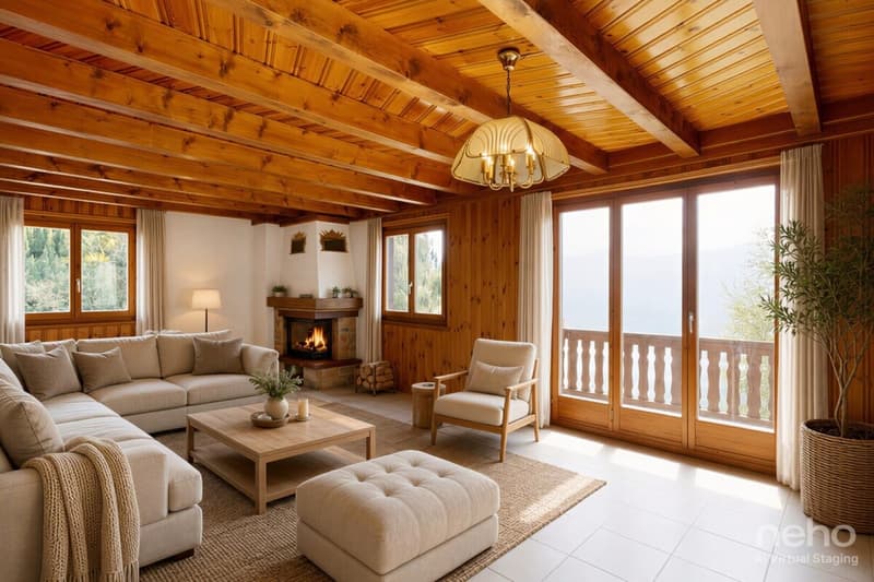Chalet à Miex : calme absolu et vue panoramique sur les montagnes (3)