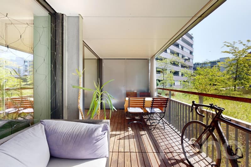 3 Minuten zum HB. Grosszügige Maisonette mit 2 Balkonen (12)