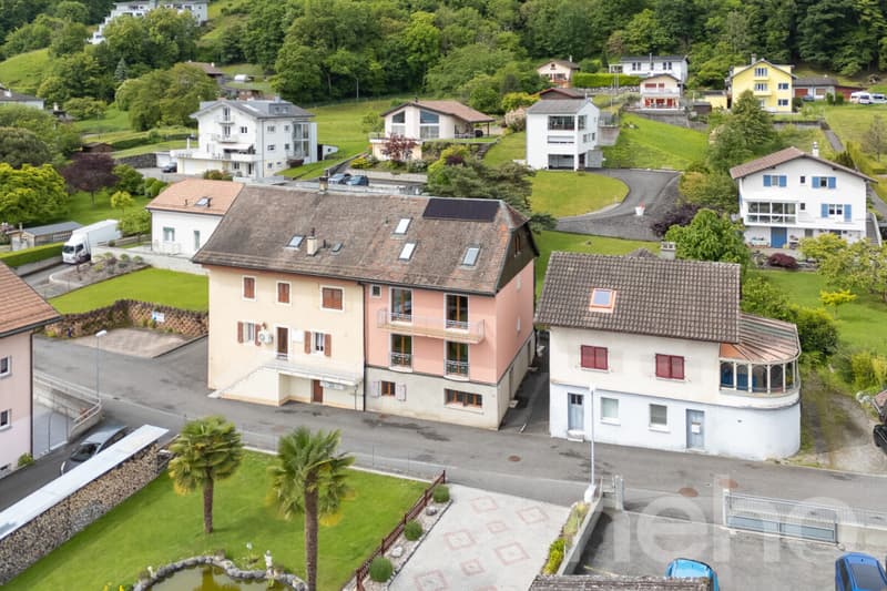 Le Bouveret : Maison plurifamiliale - Charme villageois et vue (10)