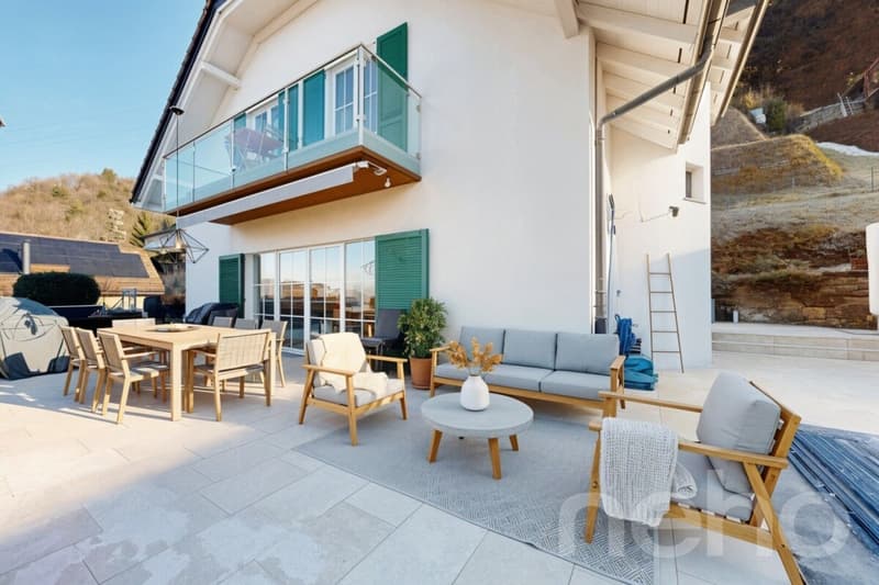 Superbe maison individuelle avec vue panoramique sur le lac à Blonay (8)