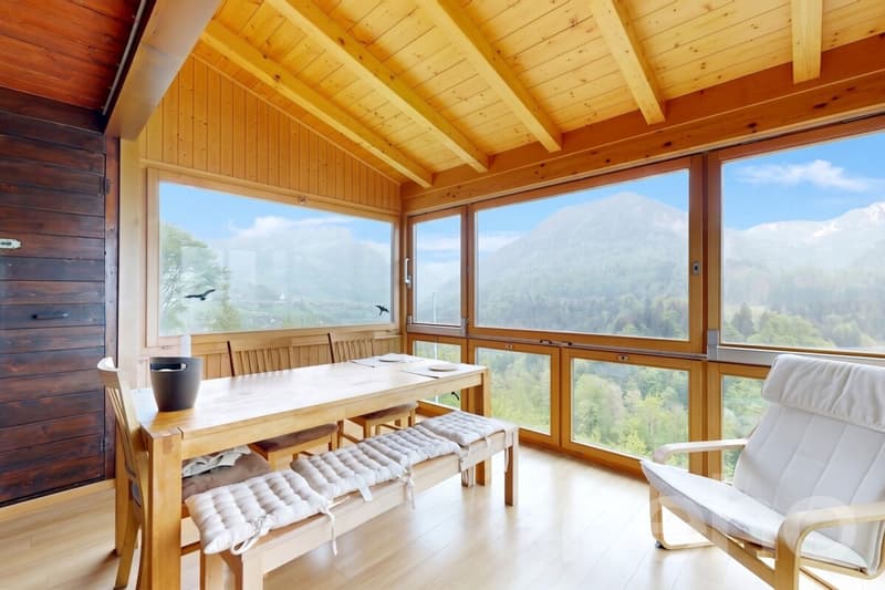 Chalet bucolique avec vue panoramique sur le lac de Montsalvens (5)