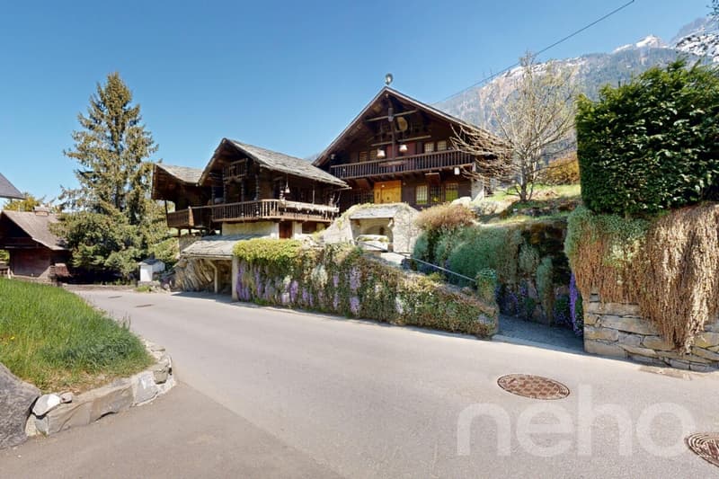 Chalet familial de charme avec vue panoramique à Val-d?Illiez (12)