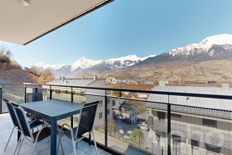 3,5 pièces de standing avec garage box à Bramois (10)