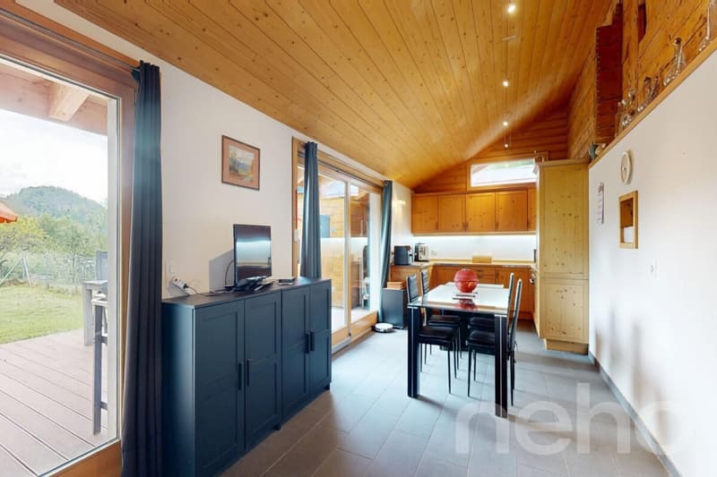 Exclusif: magnifique chalet avec 2 chambres dans un hameau (5)