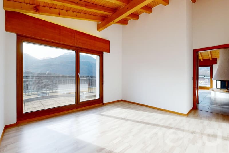Attique 4 pièces au coeur de Conthey - Terrasses généreuses (8)