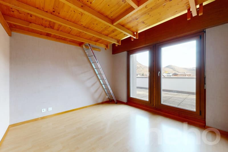 Attique 4 pièces au coeur de Conthey - Terrasses généreuses (7)