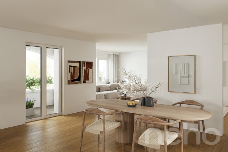 Opportunité rare : duplex neuf prêt à être livré, vue sur les Alpes (7)