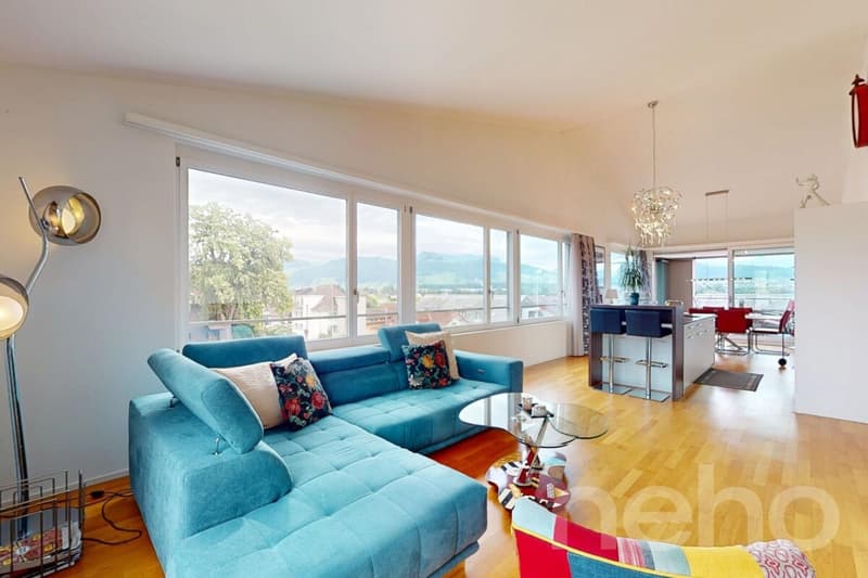 Licht, Weite und Ausblick ? stilvolle 3.5-Zimmer-Dachwohnung (10)