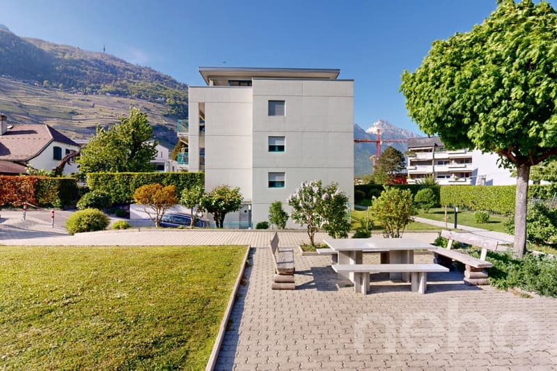 Grand jardin - à Martigny - 4,5 pièces (2)