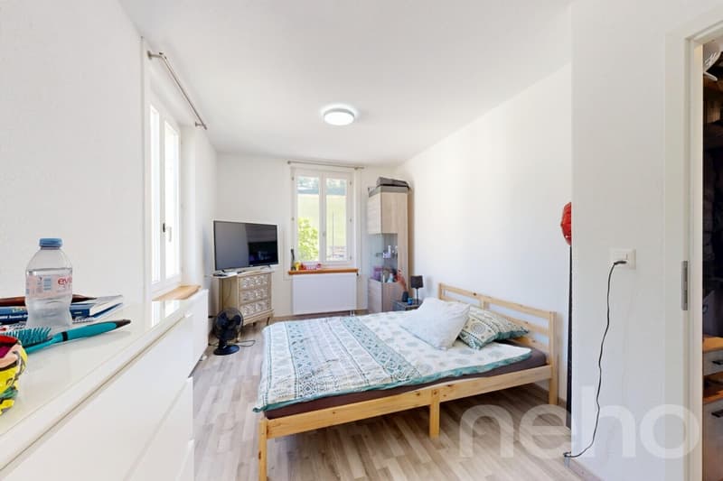 Maison avec 2 appartements, grand jardin & fort potentiel (8)