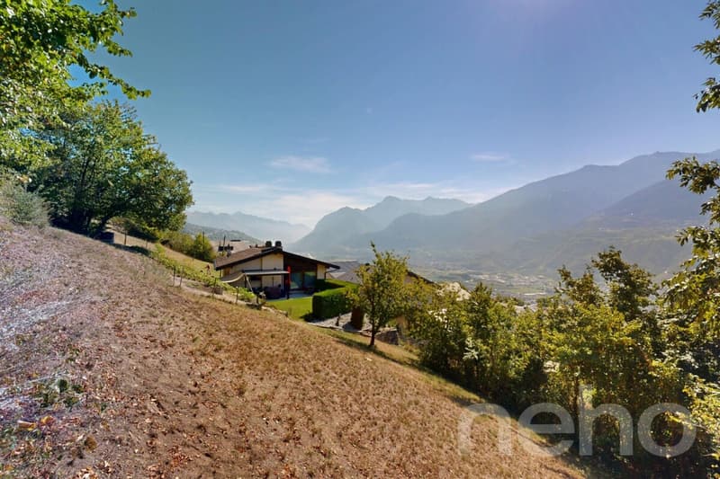 Magnifique terrain constructible de 893 m² à Flanthey (Lens) (4)