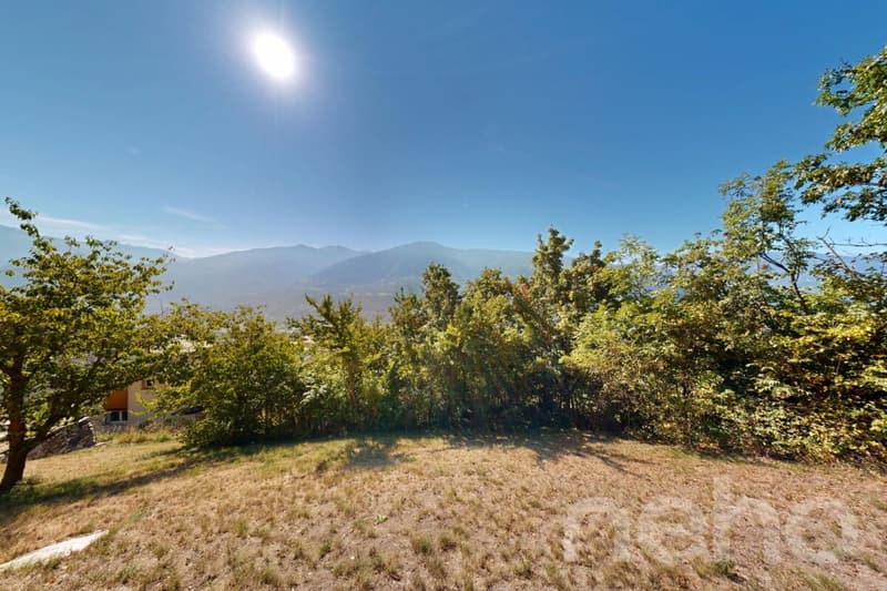 Magnifique terrain constructible de 893 m² à Flanthey (Lens) (10)